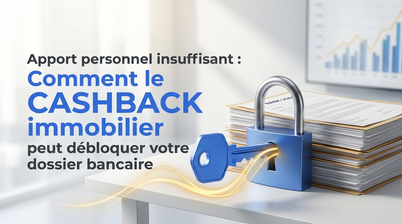 Apport insuffisant : le cashback immobilier débloque votre prêt