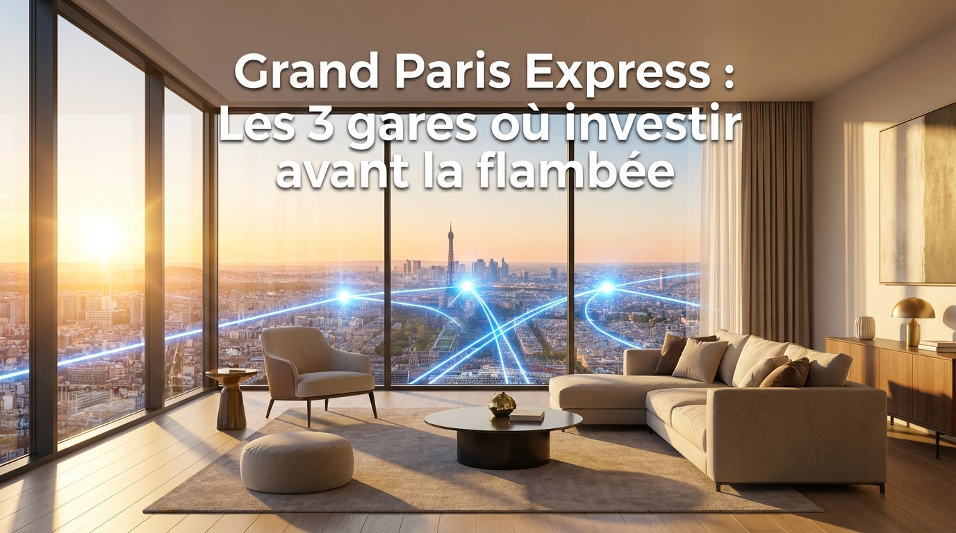 Grand Paris Express : 3 gares où investir avant la flambée