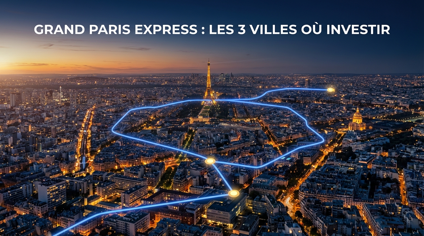Grand Paris Express : 3 villes sous-cotées où investir