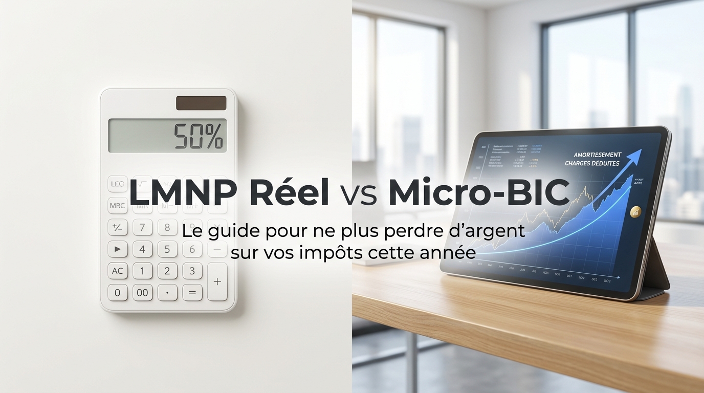 LMNP Réel vs Micro-BIC : Le guide pour payer moins d’impôts