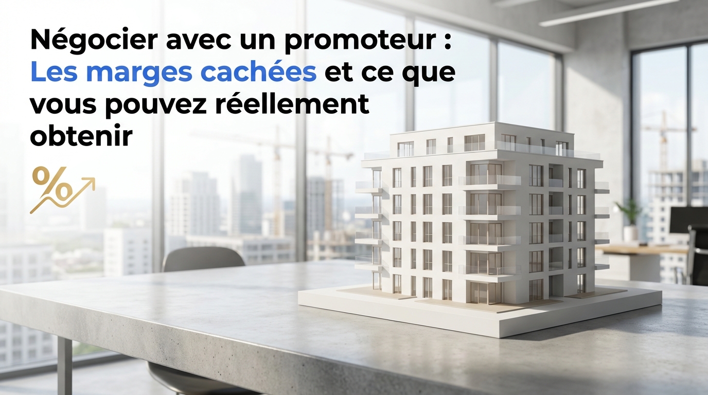 Négocier promoteur : Les marges cachées pour obtenir 10% de gain