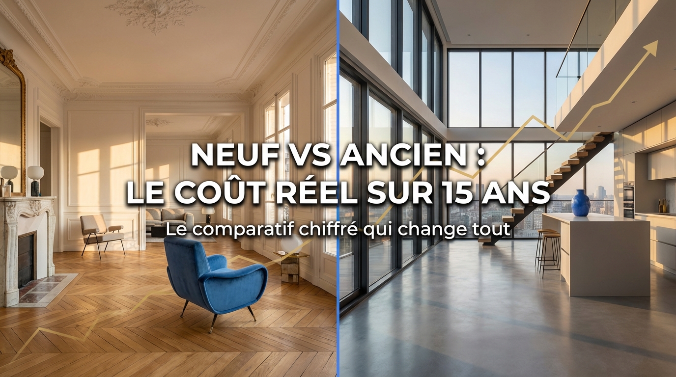 Neuf vs Ancien : Coût sur 15 ans, le comparatif qui change tout