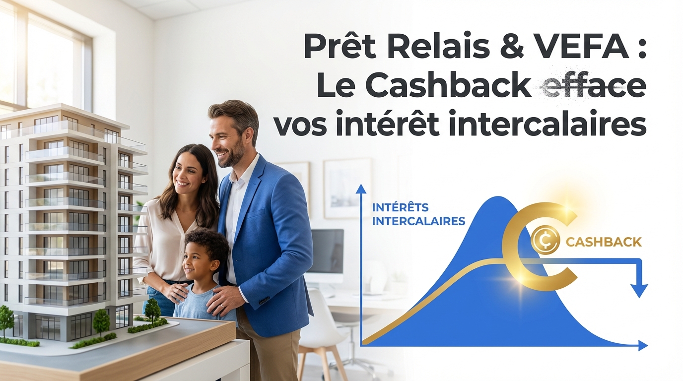 Prêt Relais VEFA : Payez vos Intérêts Intercalaires avec le Cashback