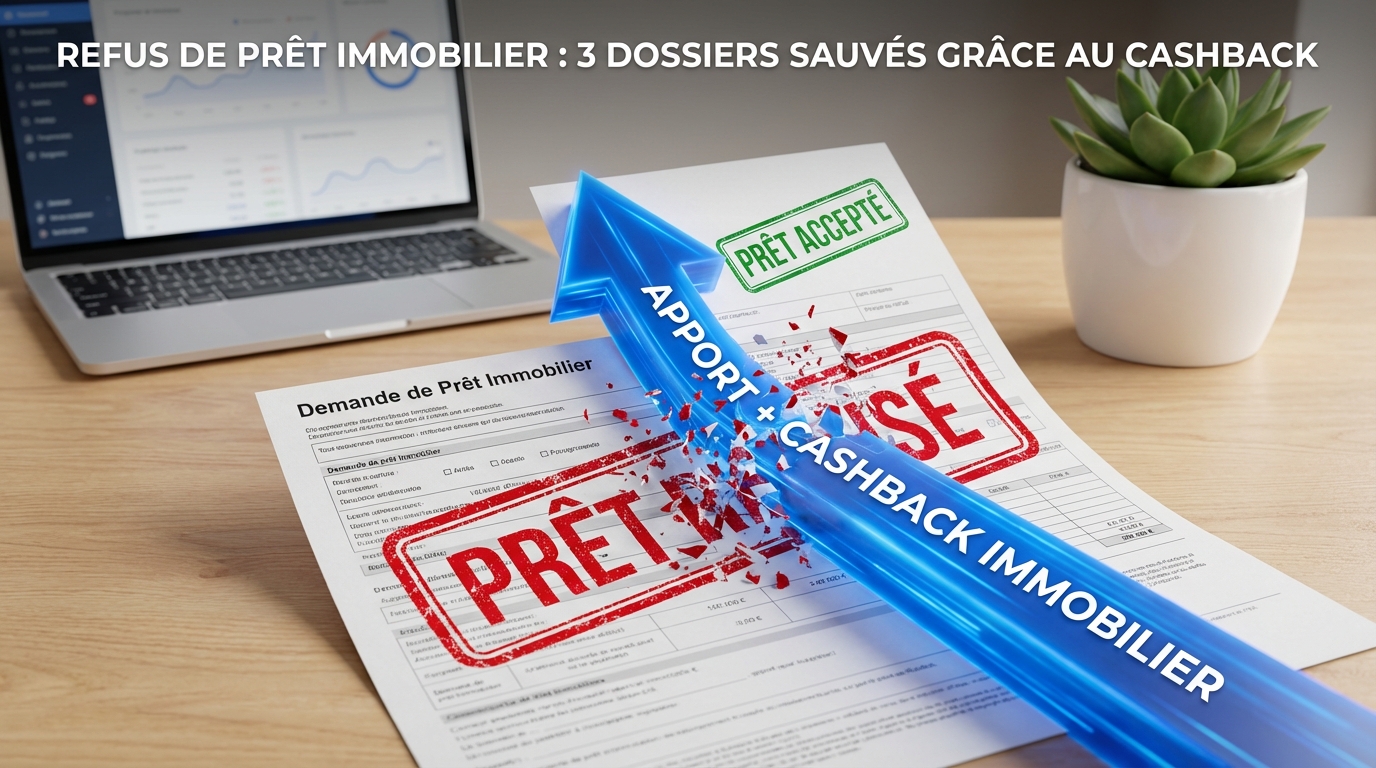 Refus de prêt immobilier : sauvez votre dossier avec le cashback
