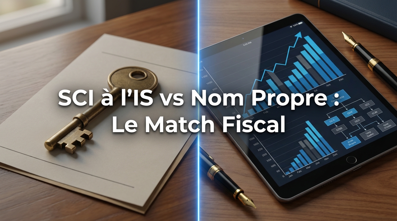 SCI à l’IS ou Nom Propre : Le match pour votre 1er invest.