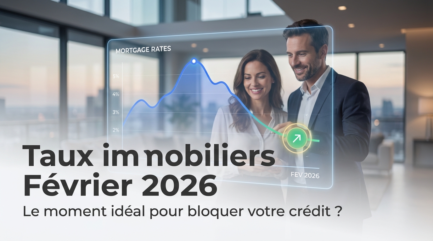 Taux Immo Février 2026 : Bloquez votre crédit, c’est le gain