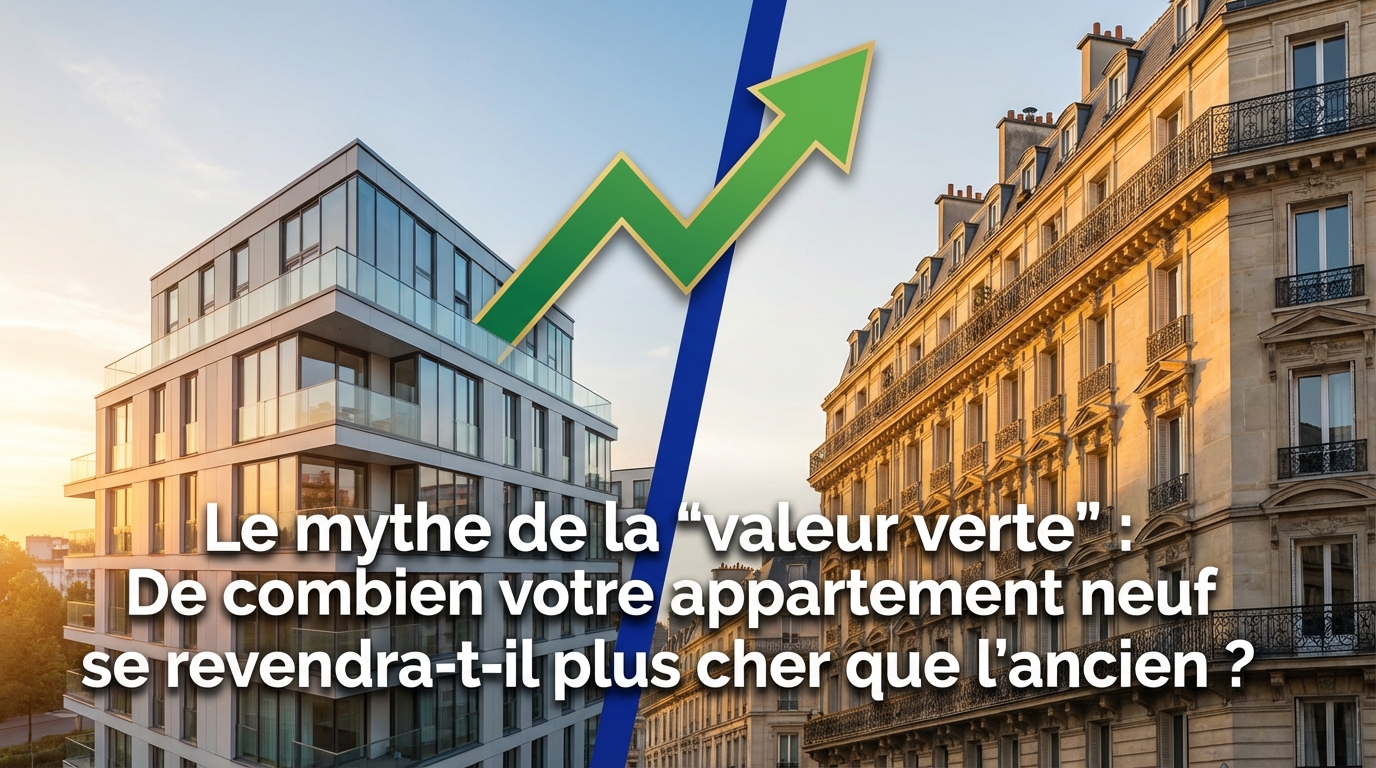 Valeur Verte Immobilier : Gain à la Revente Neuf vs Ancien